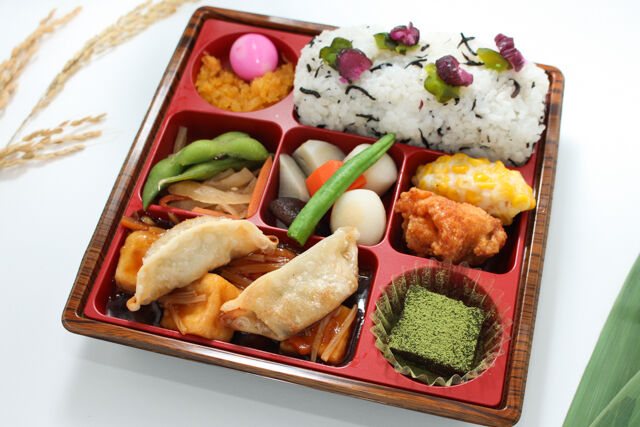 【特製】揚げ餃子甘酢餡［ひじきごはん］