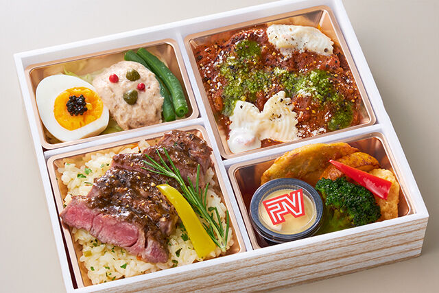 ステーキのリゾピラフ＆ハンバーグ ボロネーゼ煮込み