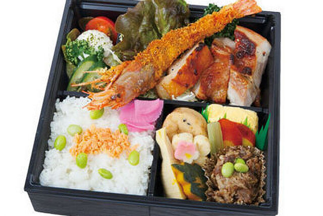 牛・鶏・エビ御膳