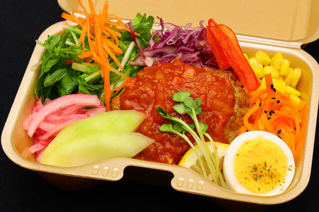 【期間限定価格】simple【ハンバーグbox】