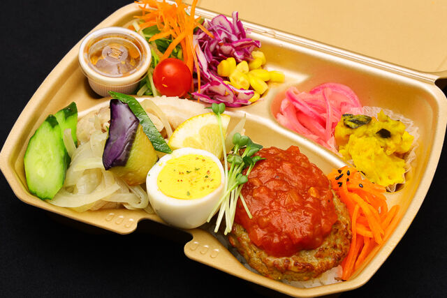 standard doubule【豚生姜焼きwithハンバーグ】