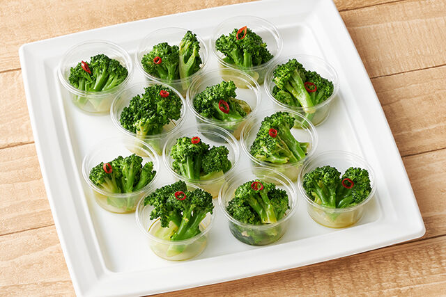 ブロッコリーのペペロンチーノ