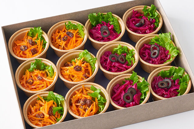 アンティパスト ミスト デュエ（紫キャベツのソッタチェーティ＆キャロットラペ）