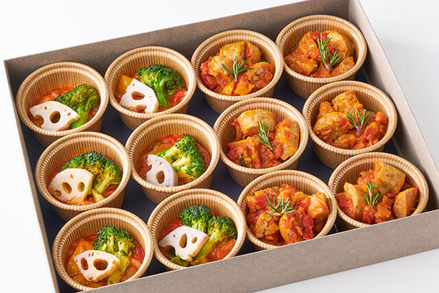 ポモドーロ ミスト（サルシッチャと野菜のトマト煮込み＆農園野菜のラタトゥイユ）