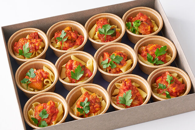 自家製生パスタ 農園野菜のオルトラーナソース