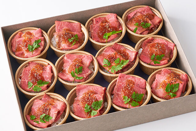 国産牛ローストビーフのミニライスボウル