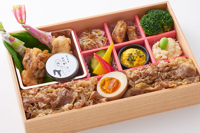 とだかの“牛ごはん”弁当