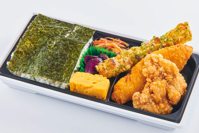 から揚げのり弁