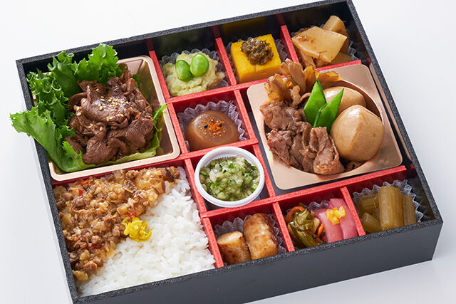 厳選米沢牛 芋煮御膳 米沢牛の焼肉としょうがしぐれごはん