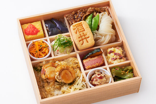 帆立ごはんの牛すき焼き御膳