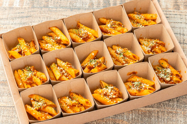 ミートソースペンネ