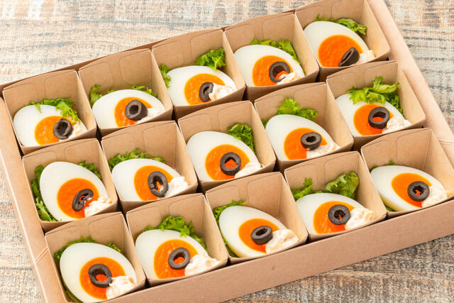 半熟風玉子のツナソース