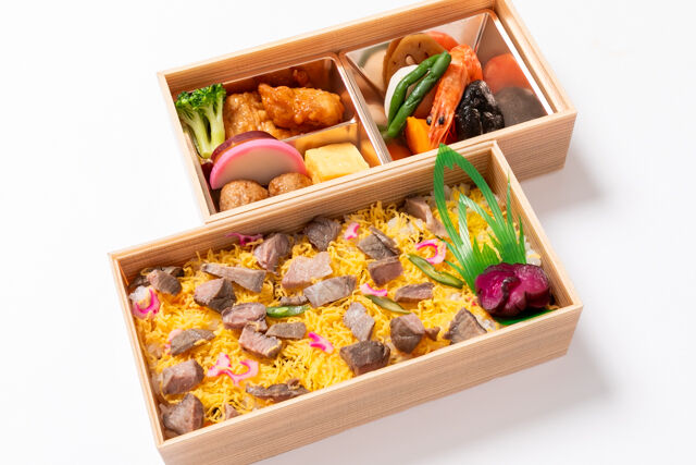 -A4ランク以上保証-最高級常陸牛の和牛ローストビーフちらし御膳