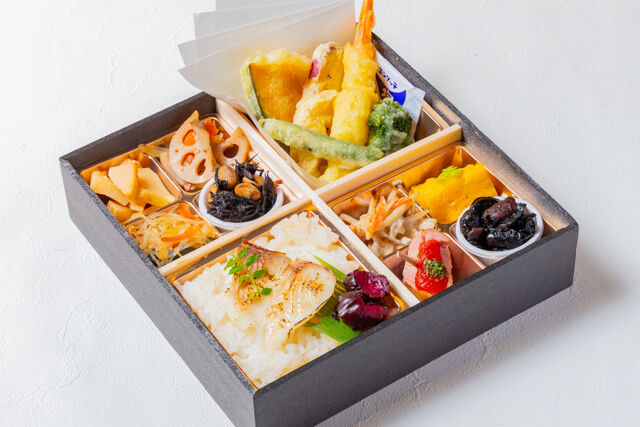 季節の副菜 鯛めしと天ぷら和膳