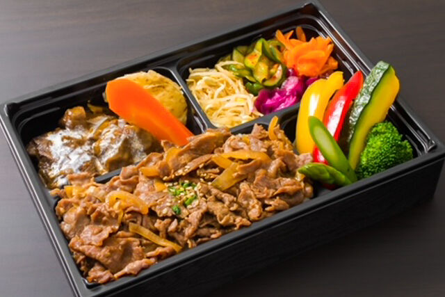 醍醐のご飯がすすむ黒毛和牛＆牛カルビ焼肉と牛タンシチュー弁当【No.4】