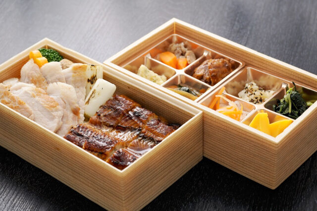 鰻と豚ロース西京焼き重