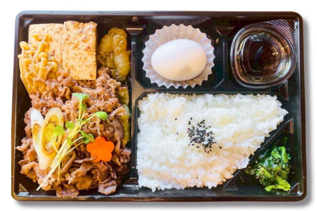 黒毛和牛のすき焼き弁当