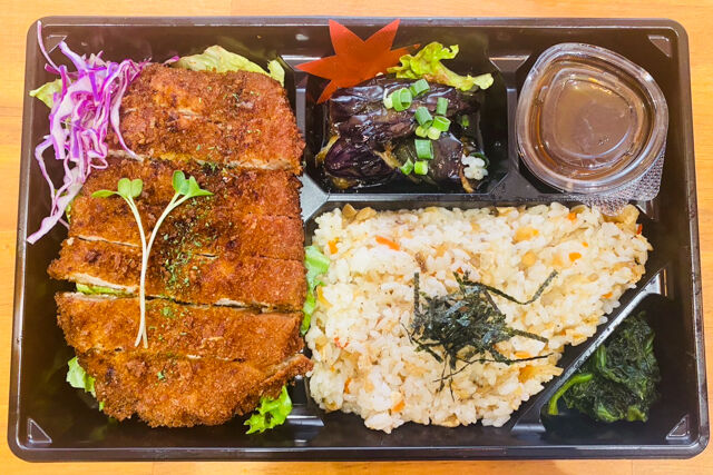 阿蘇自然豚のとんかつ弁当