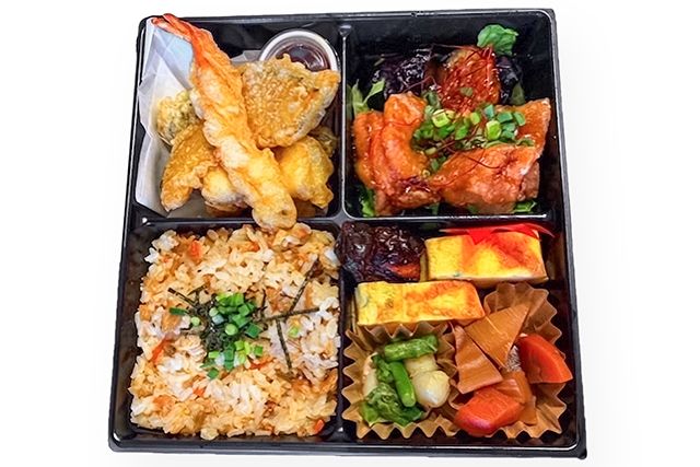 天ぷら＆鶏ナスみぞれの和食弁当