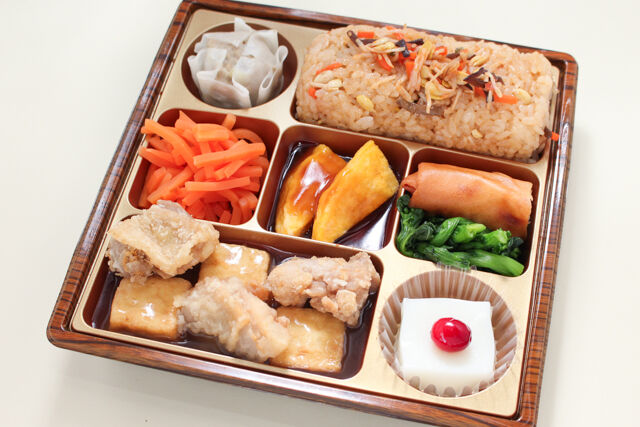【寿】鶏の唐揚げ〜特製中華あんかけ〜 [中華風まぜご飯]