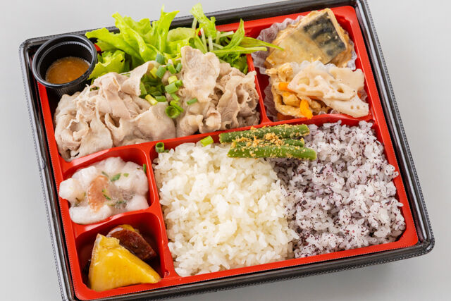 しゃぶしゃぶ豚バラ＆牛バラ御膳