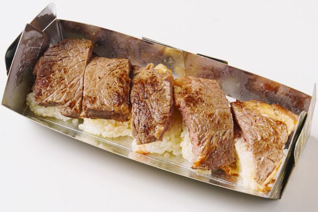 サーロインステーキの押し寿司