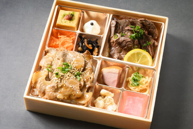 牛サガリステーキと豚丼の味わい御膳