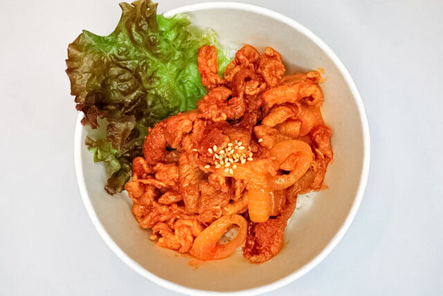韓国風生姜焼き丼