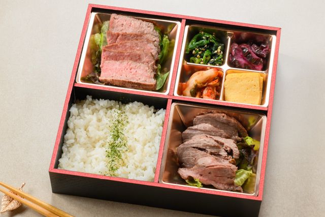 サーロインとサガリの焼肉御膳