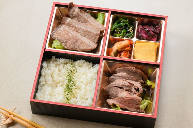 牛タンとサガリの焼肉御膳