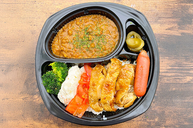 【食べるキーマカレー 人気No.2】鶏もも肉の照り焼き