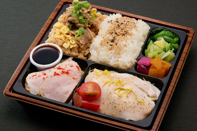 厳選ポークと牛焼肉弁当