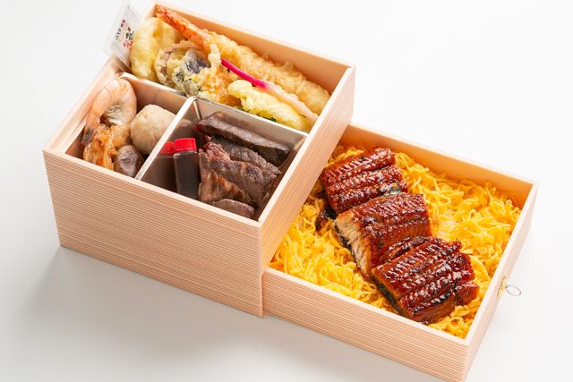 黒毛和牛ステーキ＆鰻重御膳