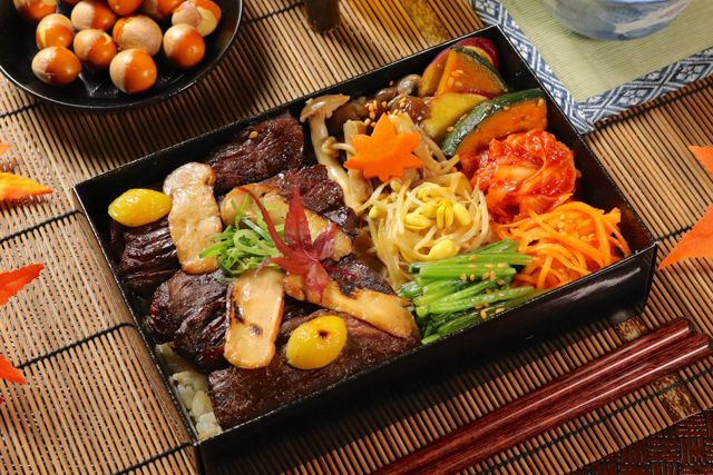 【秋季限定】焼き松茸とハラミ焼肉飯