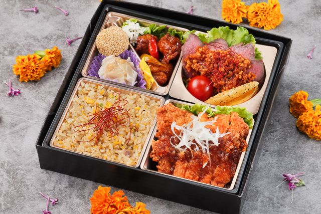 【熨斗対応可】青龍～特製炒飯と黒毛牛ステーキのXO醤ソースと油淋鶏と黒酢酢豚～