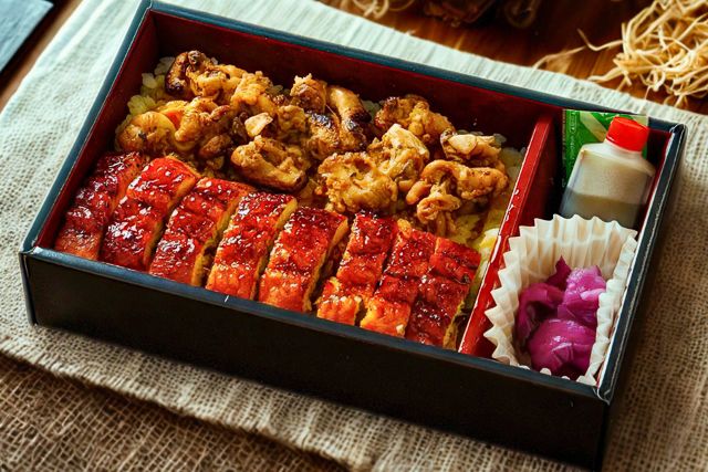 鰻と肝焼きスタミナ弁当