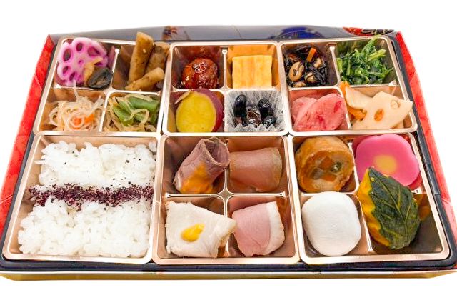 紫蘇ご飯の彩弁当