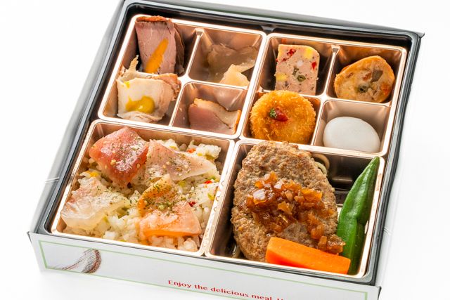 【期間限定】カルパッチョと国産ハンバーグ弁当