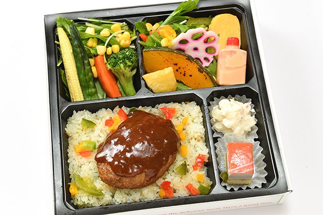 10種野菜のデミグラスハンバーグ弁当