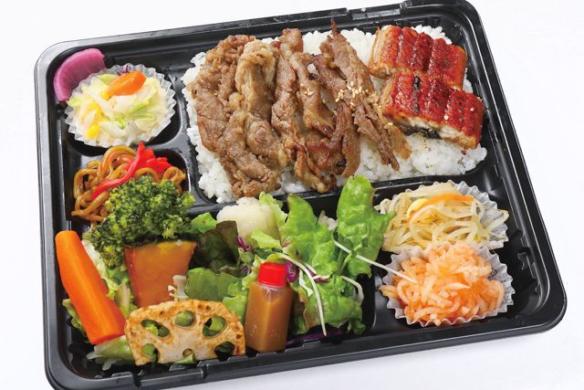 牛カルビ×うなぎ弁当（OCU）