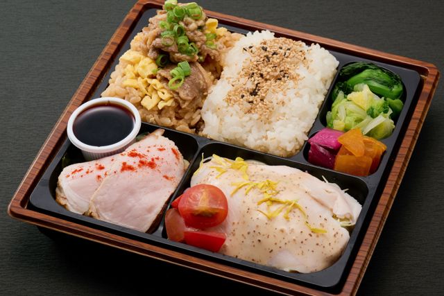 厳選ポークと牛焼肉弁当