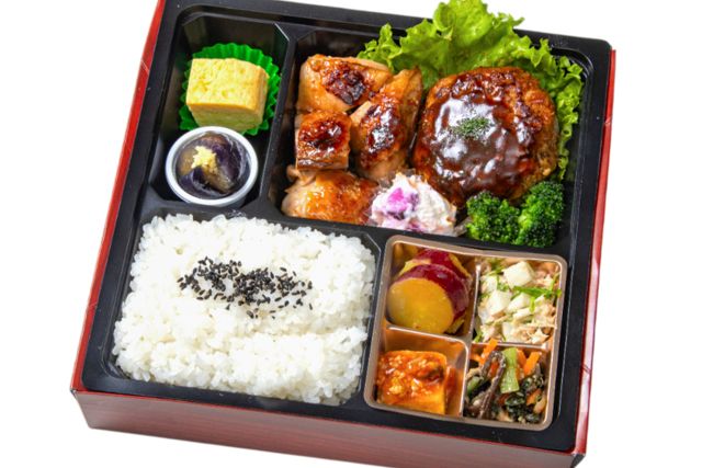 厳選 グリルチキン＆ハンバーグ御膳