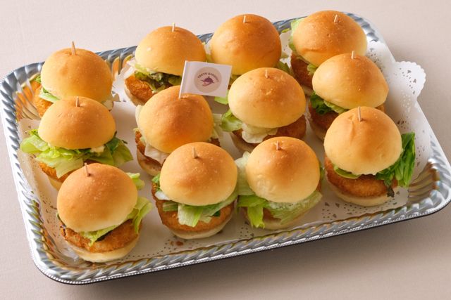 ミニ海老カツバーガー