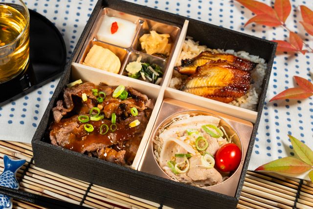 【熨斗対応可】牛焼肉と鰻の合盛り御膳