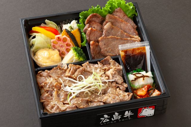 広島牛カルビ焼肉とコウネめし