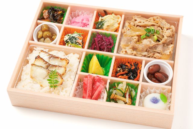 【熨斗対応可】鯛めしと牛めしの十二彩折詰