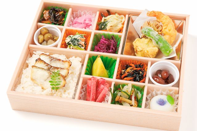 【熨斗対応可】季節天ぷらと鯛めしの十二彩折詰