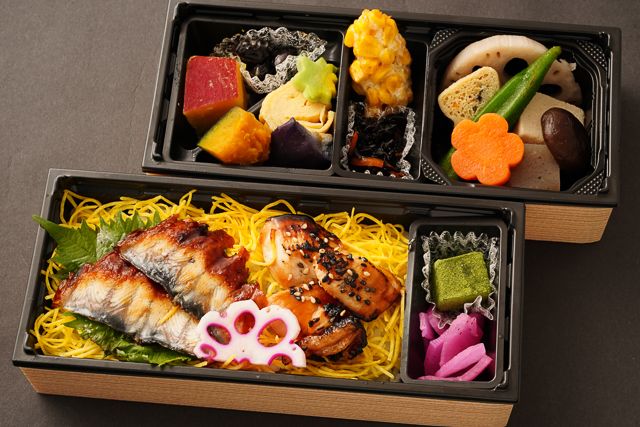 うなぎと若鶏の照り焼き