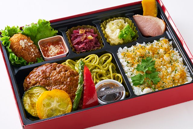 【北新地イタリアンBOX】ハンバーグ＆ボッタルガバターライス