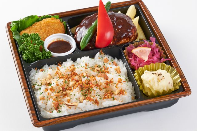 濃厚デミグラスハンバーグ ＆ 蟹クリームコロッケ